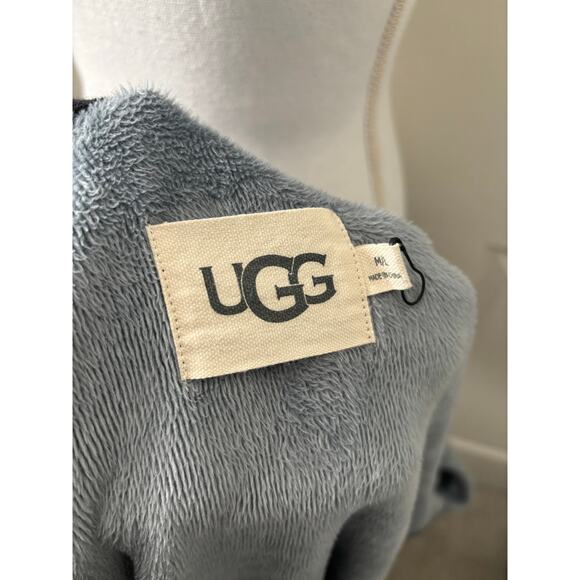 UGG Australia Robinson Navy Heather Men's Robe - Picture 7 of 7